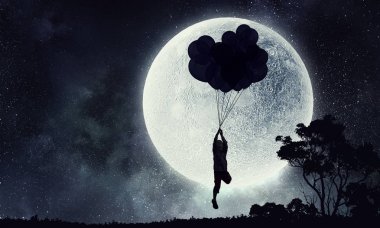 Rüya çocuk evlat. Karışık teknik