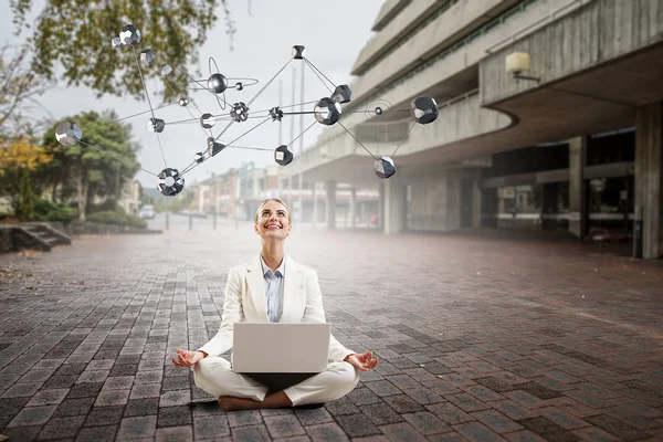 Business und gesunder Lebensstil — Stockfoto