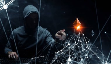 Kripto dünyasına haking . Karışık ortam