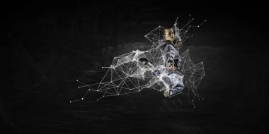 Dans bir tutkudur. Karışık ortam