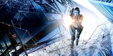 Hareket başlığı sanal gerçeklik. Karışık ortam