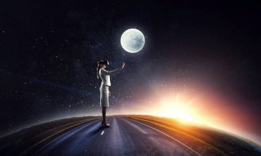 O 3d dünyada. Karışık ortam