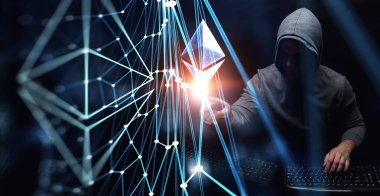 Kripto dünyasına haking . Karışık ortam