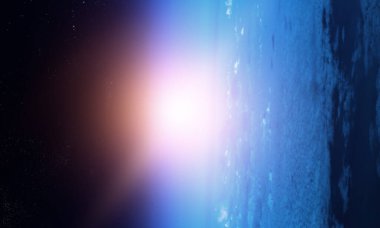 Benzersiz Bizim evrenimiz. Karışık teknik