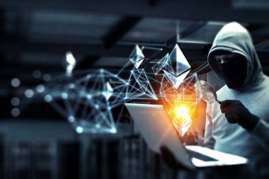 Kripto dünyasına haking . Karışık ortam