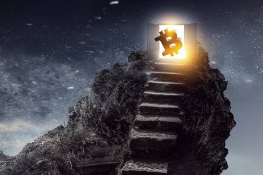 Kripto para birimi en üstte. Karışık ortam