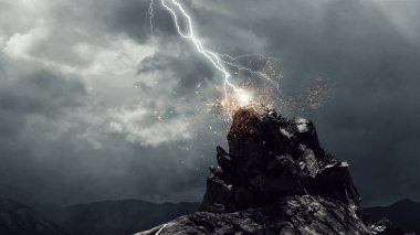 Taş yolu. Karışık teknik