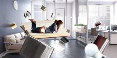 Okumak seni götürür. Karışık ortam