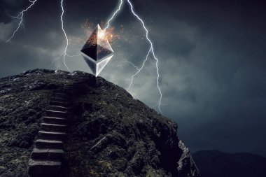 Kripto para birimi en üstte. Karışık ortam