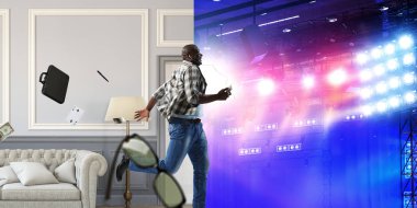 İnternet kullanan adam kavramı