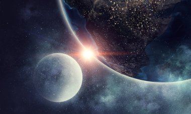 Uzayı keşfediyorum. Karışık ortam