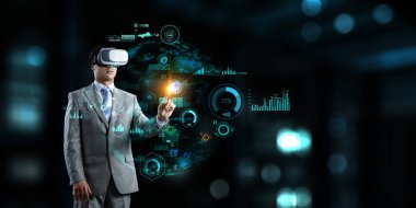 O 3d dünya çalışıyor. Karışık ortam