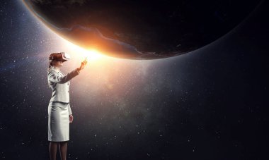 O 3d dünyada. Karışık ortam