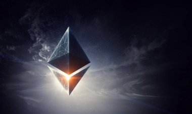 Kripto para dünyası. 3d render