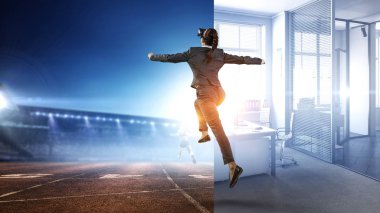 Sanal gerçeklik hissediyorum. Karışık teknik