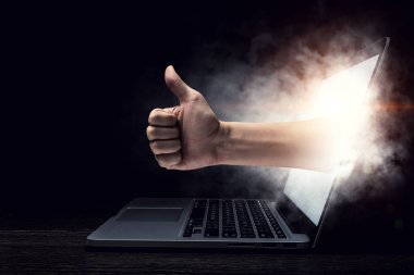 Internet güvenlik anlayışı. Karışık teknik