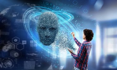 Yapay zeka ve gelecekteki teknolojileri. Karışık teknik