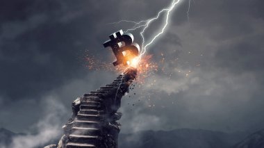 Kripto para birimi en üstte. Karışık ortam