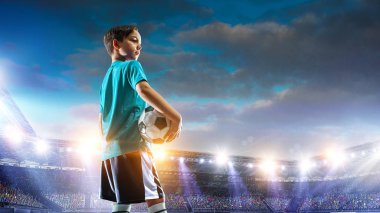 Zafer için sonsuz will ile. Karışık teknik