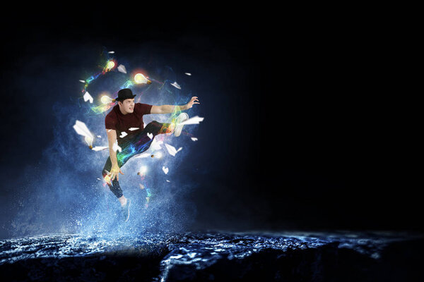 Танец его мир. Смешанные медиа
