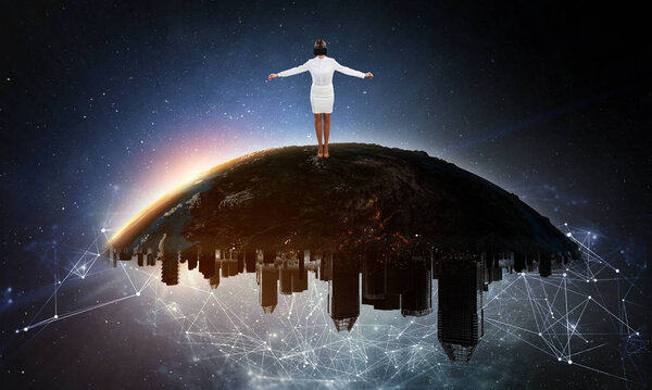 In another reality. Mixed media