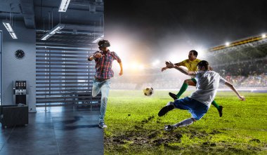 Sanal gerçeklik hissediyorum. Karışık teknik