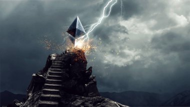 Kripto para birimi en üstte. Karışık ortam