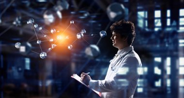 Bilim ve tıpta yenilikçi teknolojiler. Karışık ortam