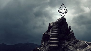 Kripto para birimi en üstte. Karışık ortam