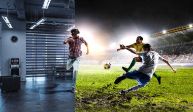 Sanal gerçeklik hissediyorum. Karışık teknik