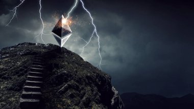 Kripto para birimi en üstte. Karışık ortam