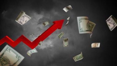 Ticari büyüme ve ilerleme. Karışık teknik