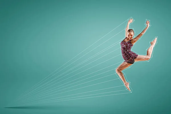 Dansen is een passie. Gemengde media — Stockfoto