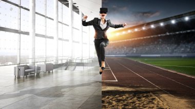 Sanal gerçeklik hissediyorum. Karışık teknik