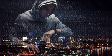 Gizlilik güvenliği kavramı. Karışık ortam