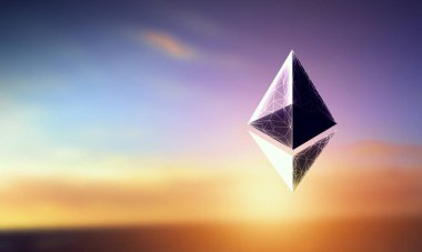 Kripto para birimi konsepti. Karışık ortam