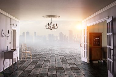 Evin içi rahat. Karışık ortam