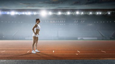 Yarış hazırlanıyor. Karışık teknik