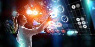 Bilim ve tıpta yenilikçi teknolojiler. Karışık ortam