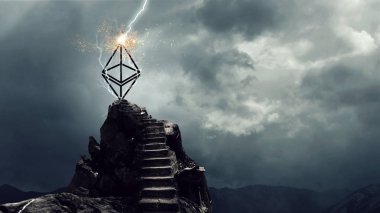 Kripto para birimi en üstte. Karışık ortam