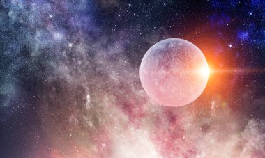 Benzersiz Bizim evrenimiz. Karışık teknik