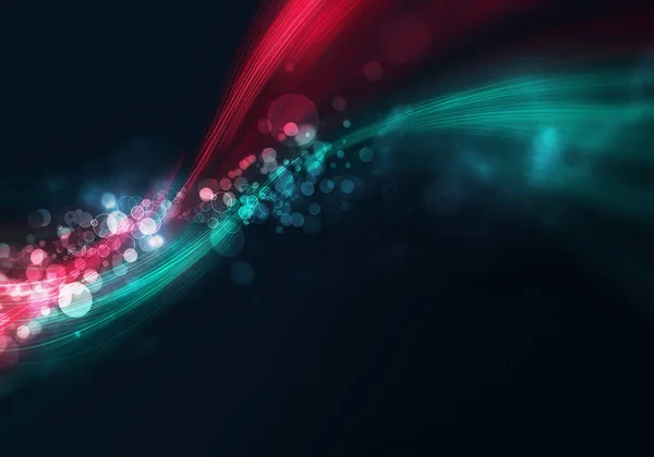 Colorful lights blurred by motion — Stock Photo, Image