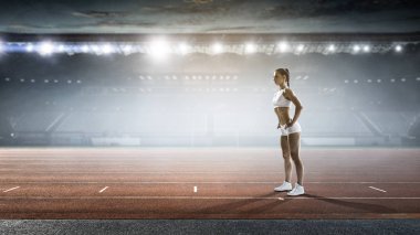 Yarış hazırlanıyor. Karışık teknik