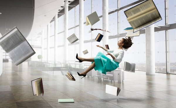 Когда чтение забирает тебя. Смешанные медиа
