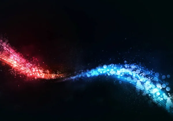 Kleurrijke lichten wazig door beweging — Stockfoto