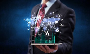 Modern medya teknolojileri iş için. Karışık teknik