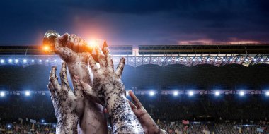 Zafer için savaşıyorum. Karışık ortam