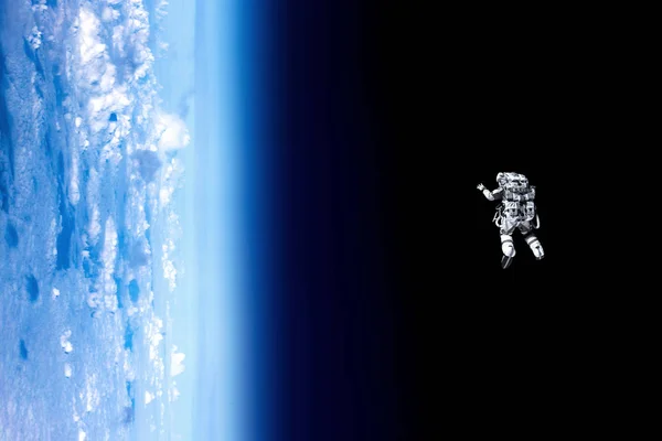 Die Erforschung des Weltraums. Gemischte Medien — Stockfoto