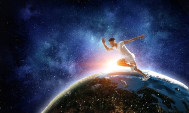 Bütün dünyada. Karışık teknik