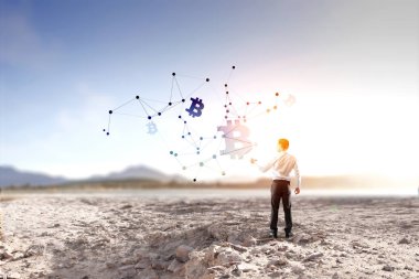 Ethereum şifreleme para birimi işareti. Karışık ortam